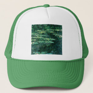 WATER LILIES IN GREEN POND by Claude Monet Trucker Hat
