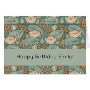 Water Lilies Lily Art Nouveau Nature