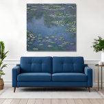 Water Lilies Monet 1906 Canvas Print<br><div class="desc">"Water Lilies" (1906) by Claude Monet is part of the artist’s celebrated series dedicated to his water garden in Giverny. In this work, the pond’s surface shimmers with green, blue, and violet tones, dotted with delicate blossoms floating gently across the water. Monet’s impressionistic brushstrokes transform a simple scene into a...</div>