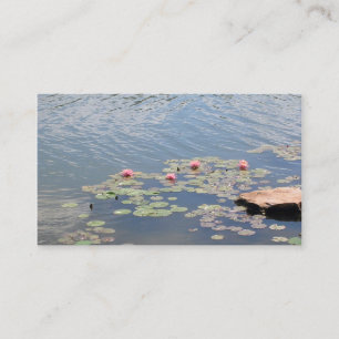 Water Lilies on Water Business Card