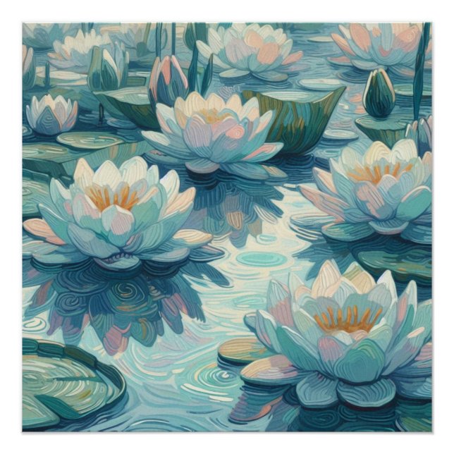 Water lilies poster (Front)