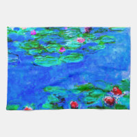 Water Lilies, Red, by Oscar-Claude Monet