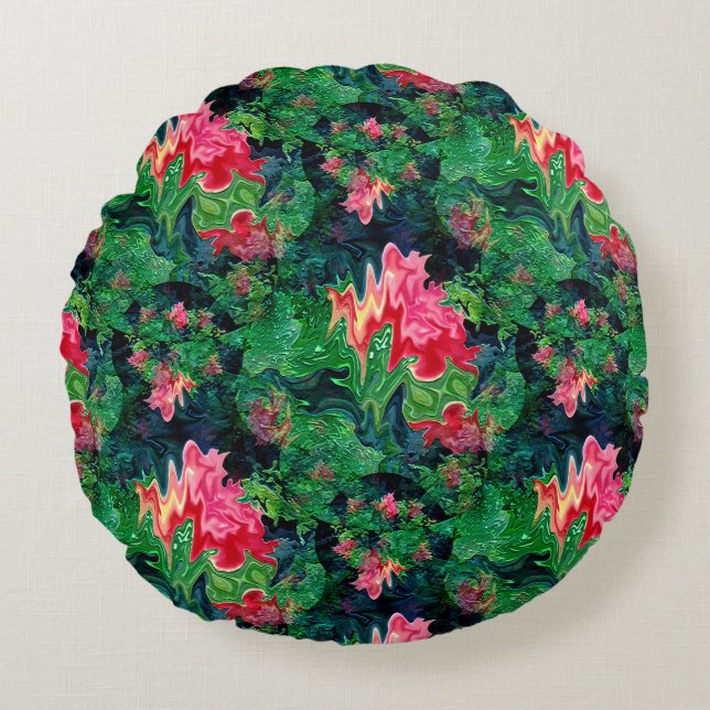 Water Lilies...... Round Cushion (Front)