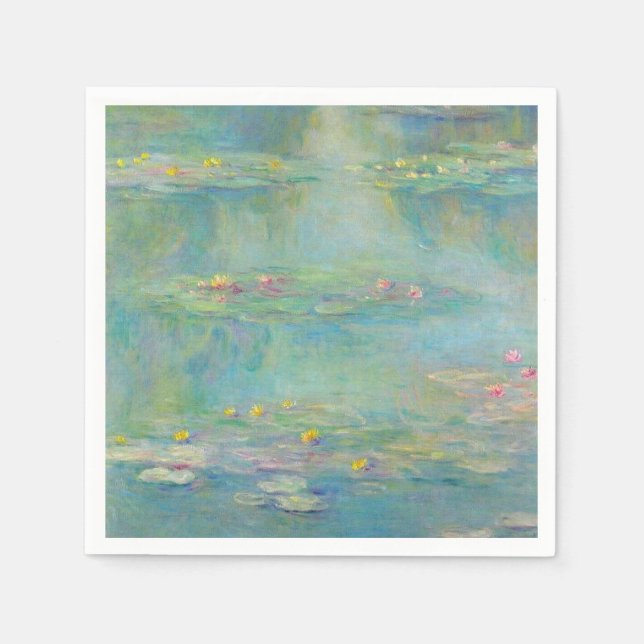 Water Lilies Series by Claude Monet Napkin (Front)