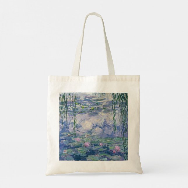 Water Lilies Series by Claude Monet Tote Bag (Back)