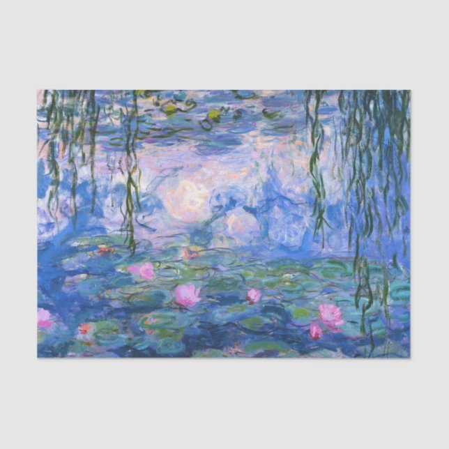 Water Lilies Tissue Paper (Claude Monet) (Front)