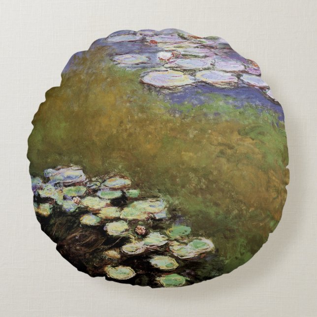 Water-Lillies, 1914-17  Round Cushion (Front)