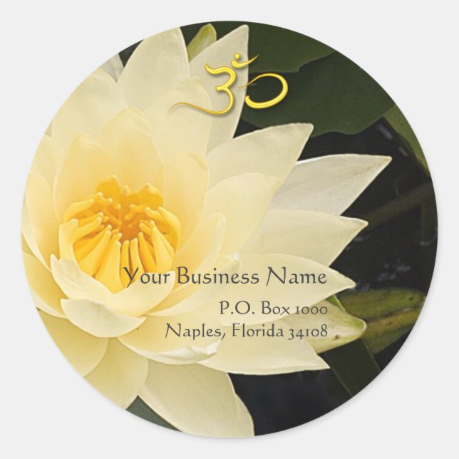 Water lilly, Om  stickers (Front)