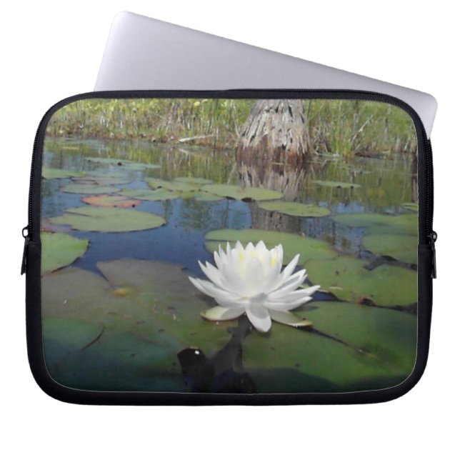 Water Lily 2 Laptop Sleeve (Front)