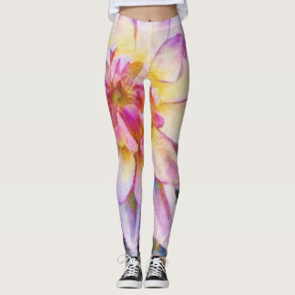 Water Lily Bold Print Leggings