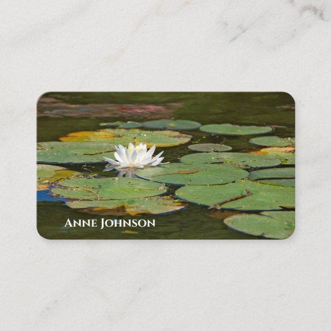 water lily business card (Front)