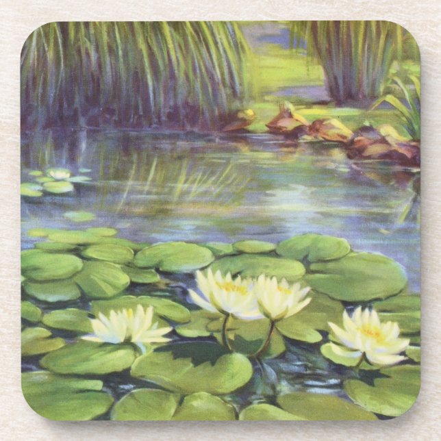 Water Lily by Cargill, 1937 Coaster (Front)