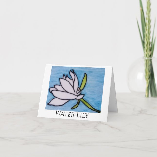 Water Lily Card (Front)