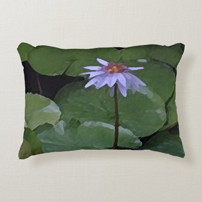 Water Lily Decorative Cushion (Front)