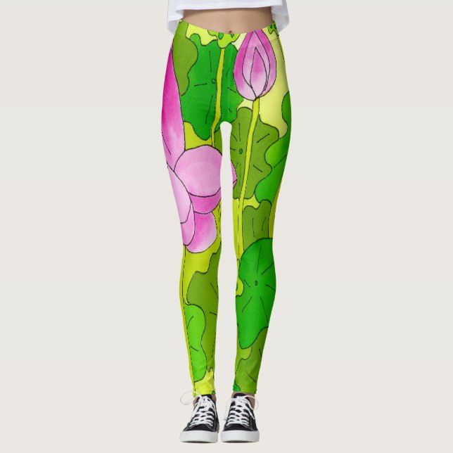 Water Lily Farm Leggings (Front)