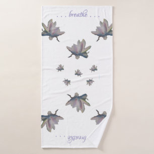 Water Lily Flower Maureen Girard Health Meditation Bath Towel