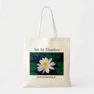 " Water Lily Flower" tote Bag