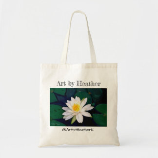 " Water Lily Flower" tote Bag