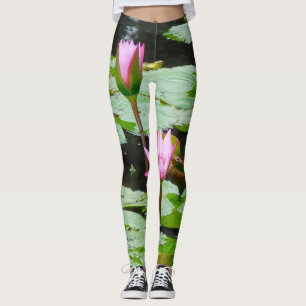 Water lily leggings