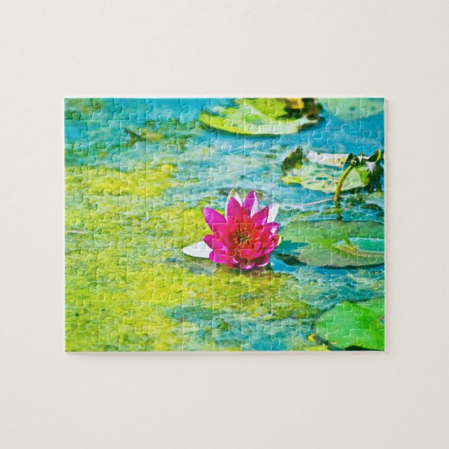 Water Lily Lilypad Jigsaw Puzzle (Horizontal)