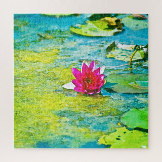 Water Lily Lilypad Jigsaw Puzzle (Vertical)