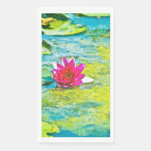 Water Lily Lilypad Napkin