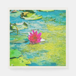 Water Lily Lilypad Napkin