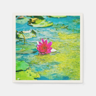 Water Lily Lilypad Napkin
