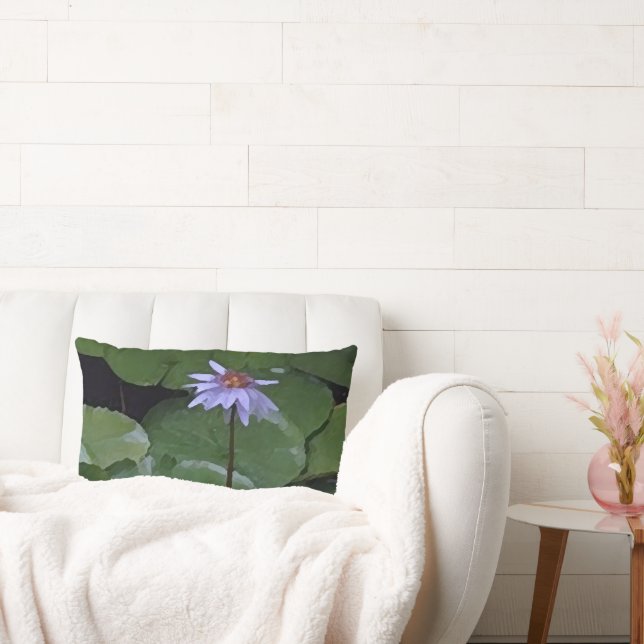 Water Lily Lumbar Cushion (Couch)