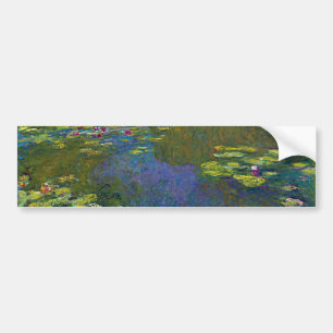 Water Lily Pond at Giverny, Claude Monet Bumper Sticker