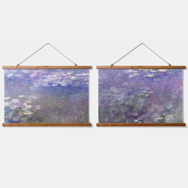 Water Lily Pond at Giverny, Claude Monet Hanging Tapestry (Double)