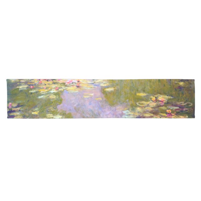 Water Lily Pond at Giverny, Claude Monet Short Table Runner (Horizontal)