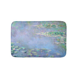 Water Lily Pond Bath Mat