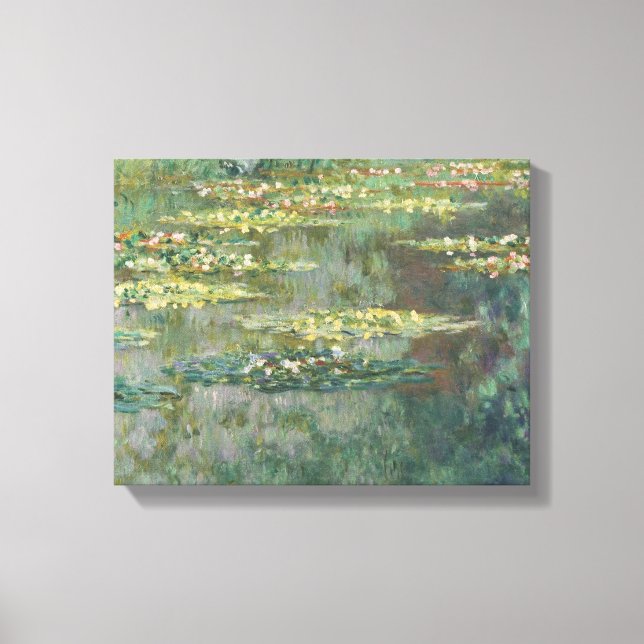 Water Lily Pond Claude Monet Canvas Print (Front)