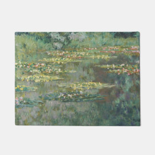 Water Lily Pond Claude Monet Doormat