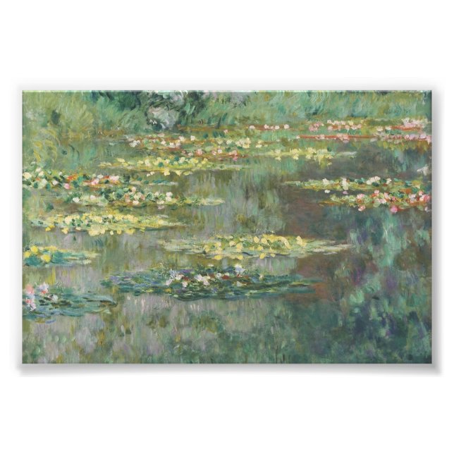 Water Lily Pond Claude Monet Photo Print (Front)