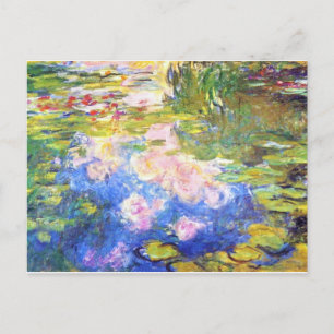 Water Lily Pond Claude Monet Postcard