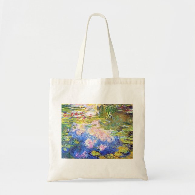 Water Lily Pond Claude Monet Tote Bag (Front)
