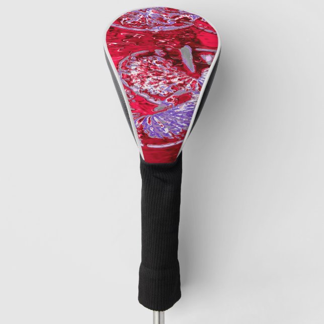 WATER LILY POND GOLF HEAD COVER (Front)