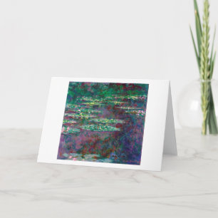 Water Lily Pond, Monet Card