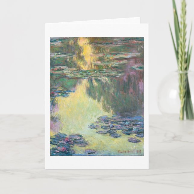 Water Lily Pond, Monet Card (Front)