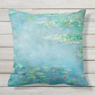 Water Lily Pond Monet Fine Art Outdoor Cushion