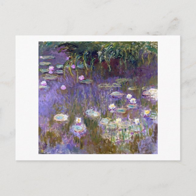Water Lily Pond, Monet Postcard (Front)
