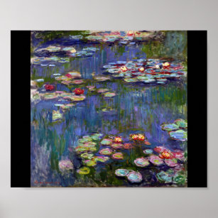 Water Lily Pond, Monet Poster