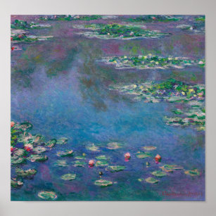 Water Lily Pond, Monet Poster