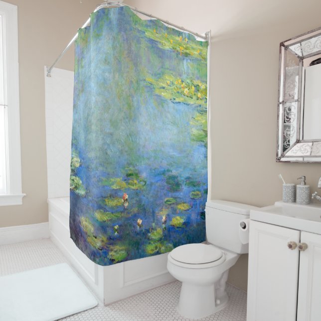 Water Lily Pond, Monet Shower Curtain (In Situ)