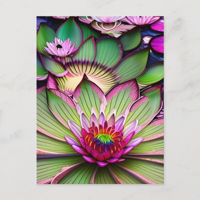 Water Lily Postcard (Front)
