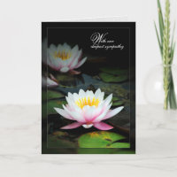 Water Lily reflection sympathy