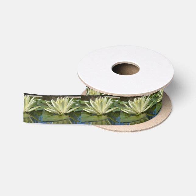 Water lily satin ribbon (Spool)