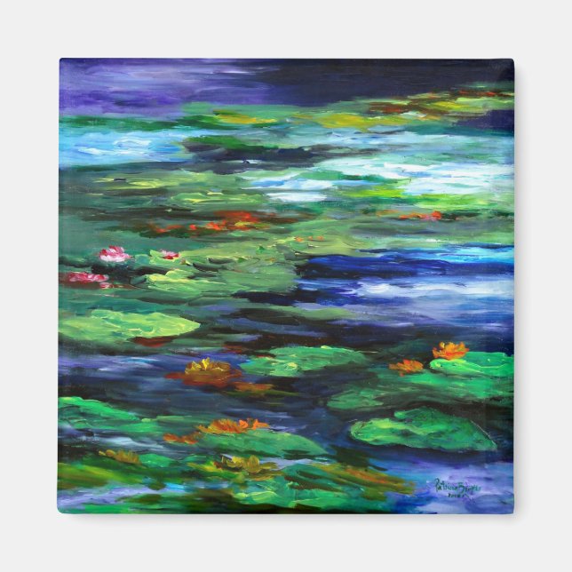 Water Lily Somnolence 2010 Magnet (Front)